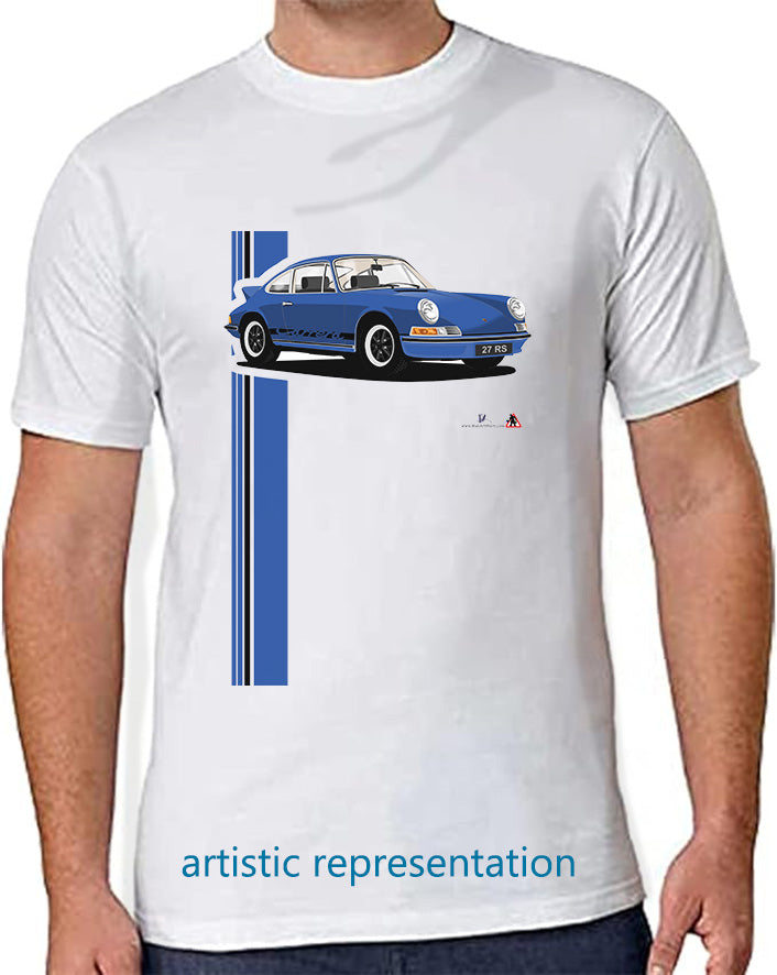 Porsche 911 Carrera in Blue T Shirt
