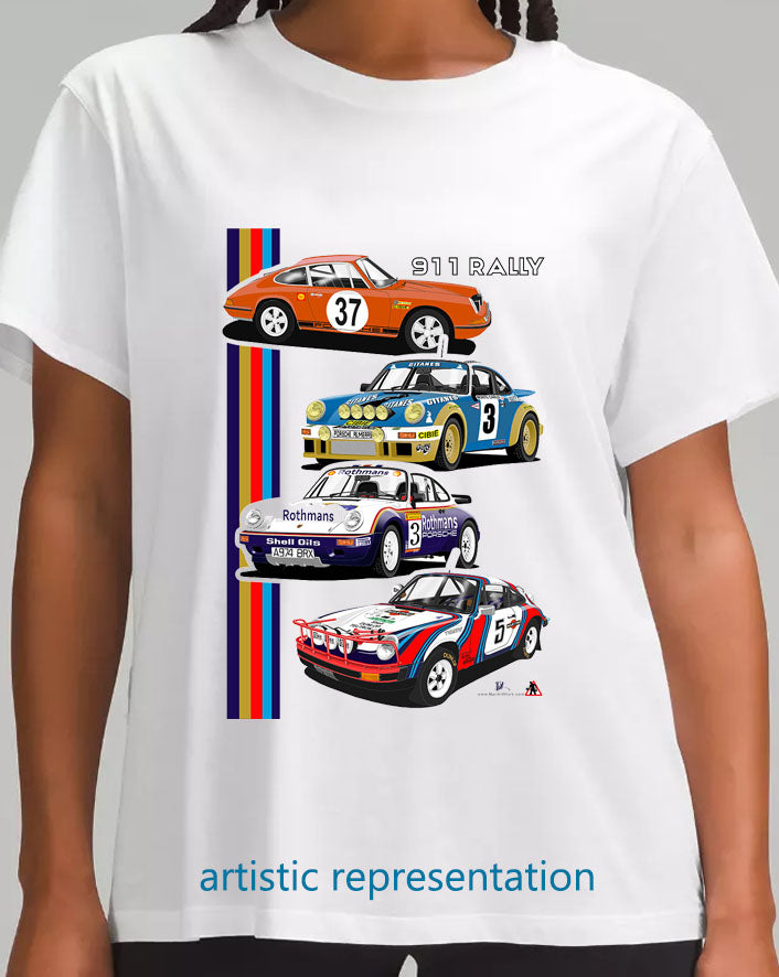 Porsche 911 Rally T Shirt