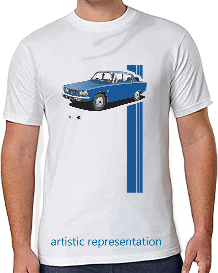 Rover P6 S1 2000 TC in Blue T Shirt