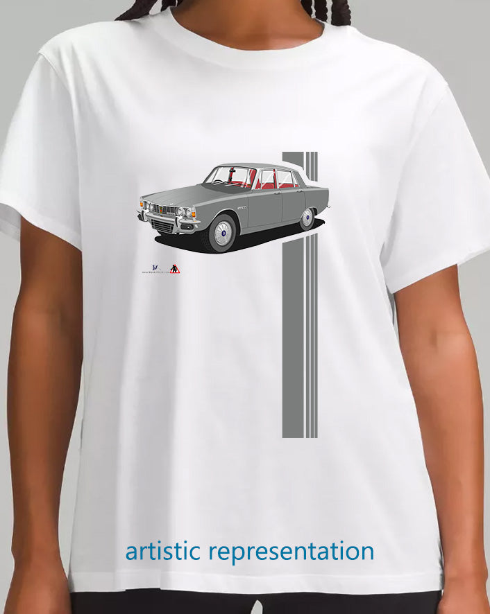 Rover P6 S1 3500 V8 in Gray T Shirt