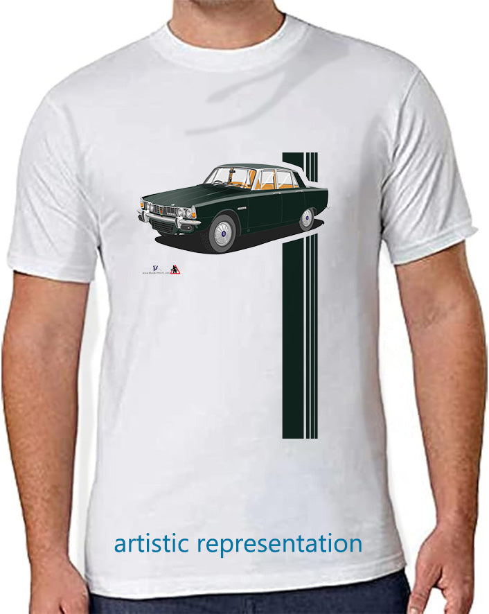 Rover P6 S1 3500 V8 in Green T Shirt
