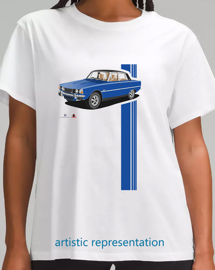 Rover P6 S2 3500 V8 in Blue T Shirt