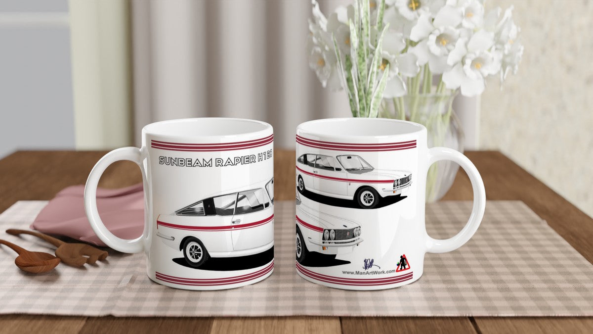 Sunbeam Rapier H120 in White Art Mug