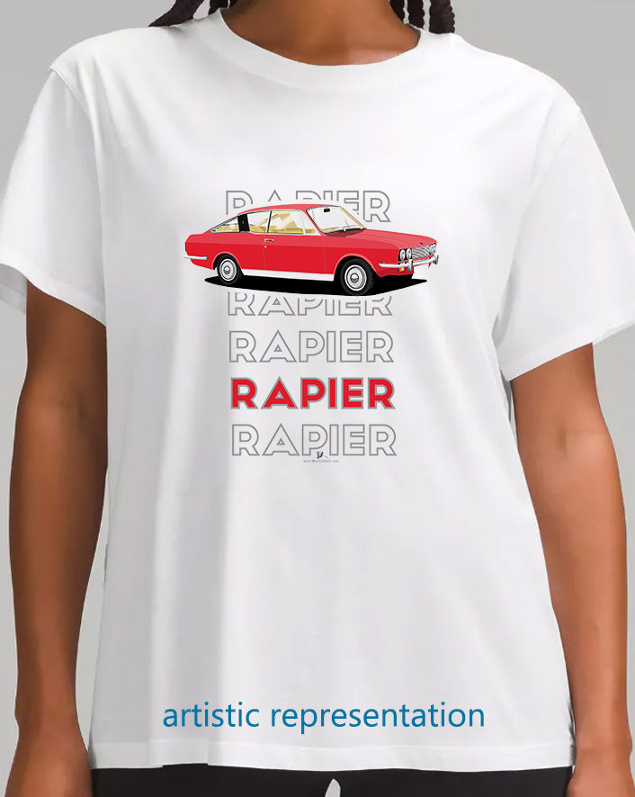 Sunbeam Rapier in Red & Beige Art T Shirt