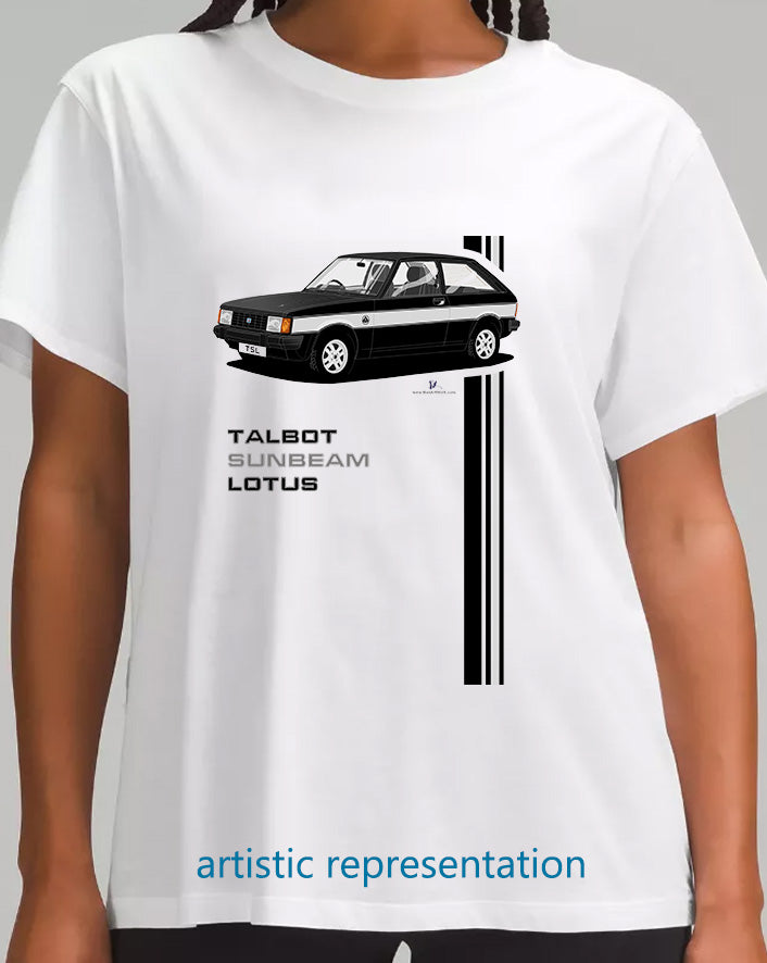 Talbot Sunbeam Lotus Mk2 in Black & Silver T Shirt