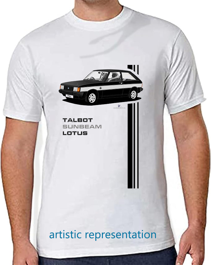 Talbot Sunbeam Lotus Mk2 in Black & Silver T Shirt