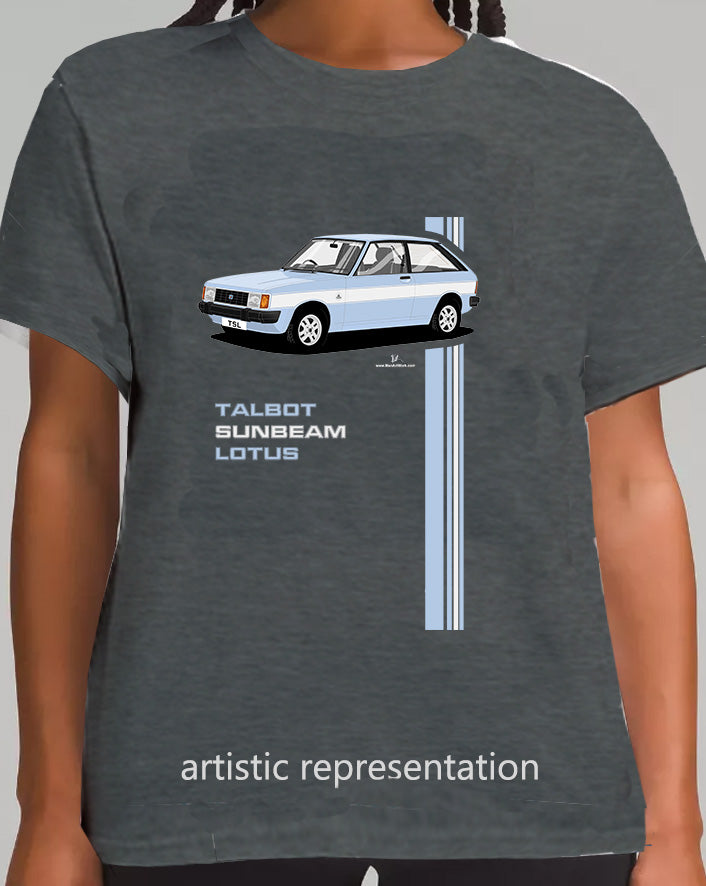 Talbot Sunbeam Lotus Mk2 in Blue & Silver T Shirt
