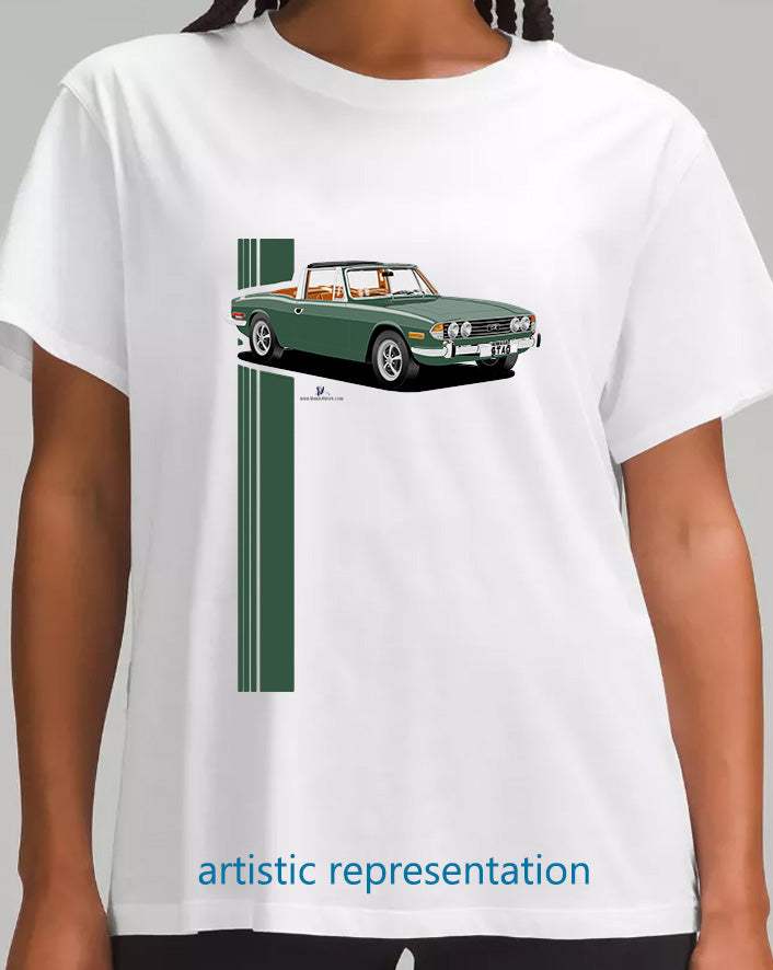 Triumph Stag in Laurel Green and Tan T Shirt - Federal
