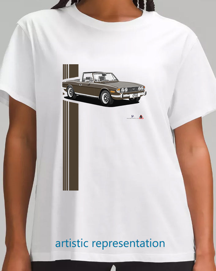 Triumph Stag in Brown/Black T Shirt