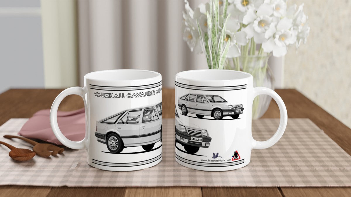 Vauxhall Cavalier Mk2c Hatchback CD in Silver Art Mug