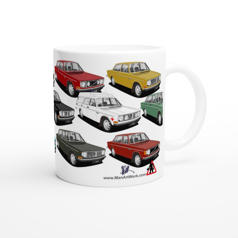 Volvo 140s Multi Car Mug