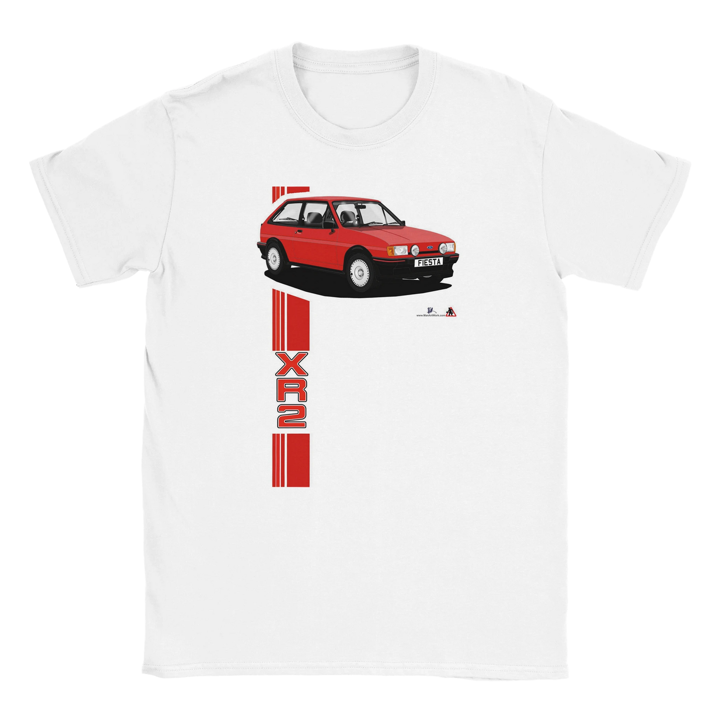 Ford Fiesta Mk2 XR2 in Red T Shirt