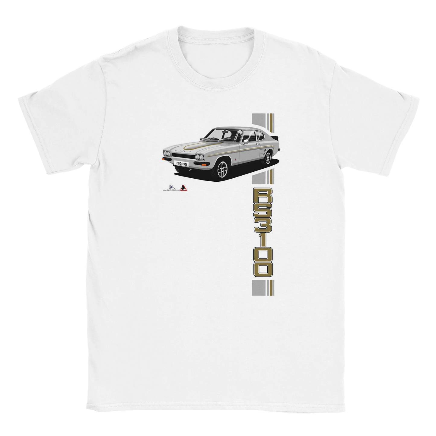 Ford Capri Mk1 RS3100 in Silver T Shirt