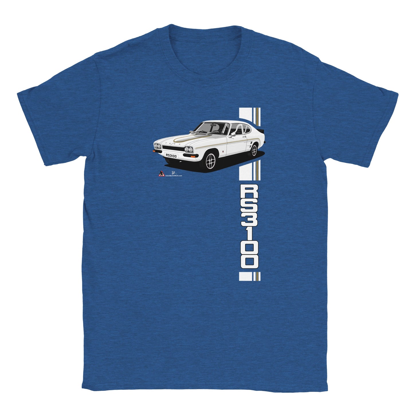 Ford Capri Mk1 RS3100 in White T Shirt