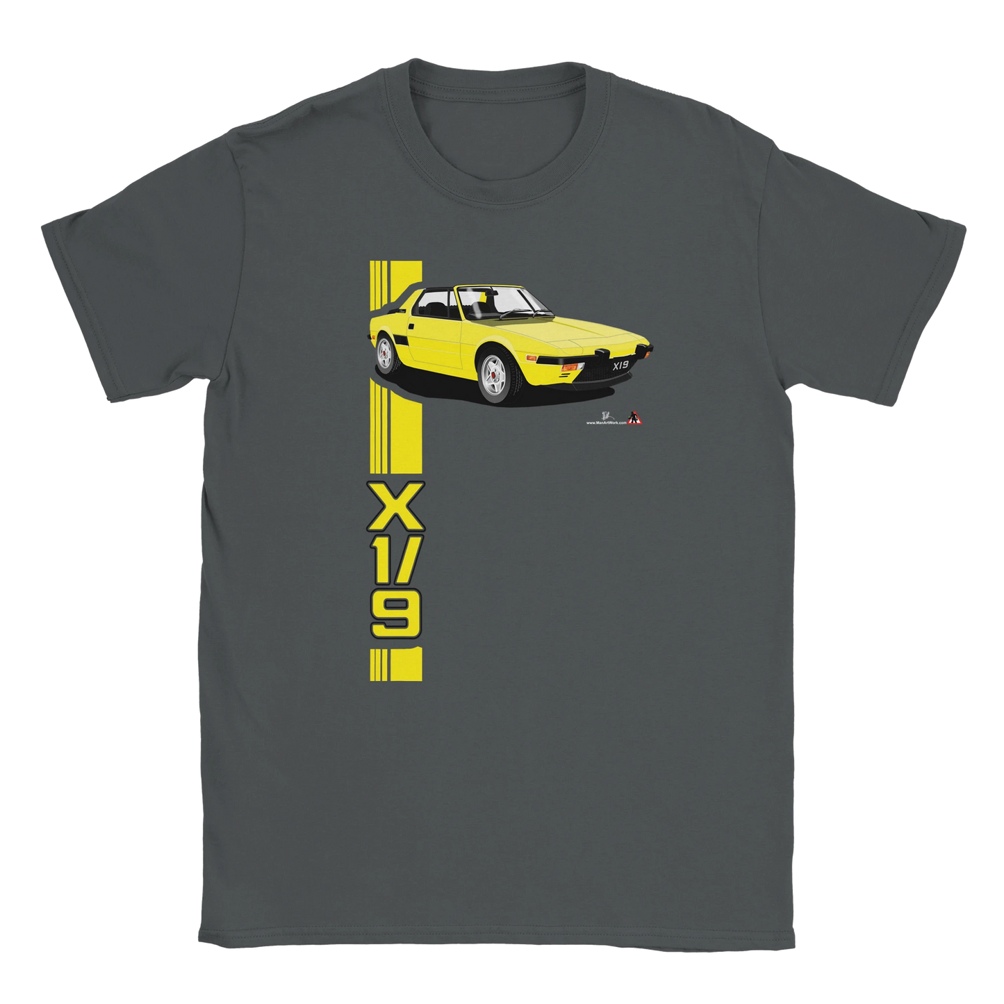 Fiat X1/9 in Yellow Art T Shirt