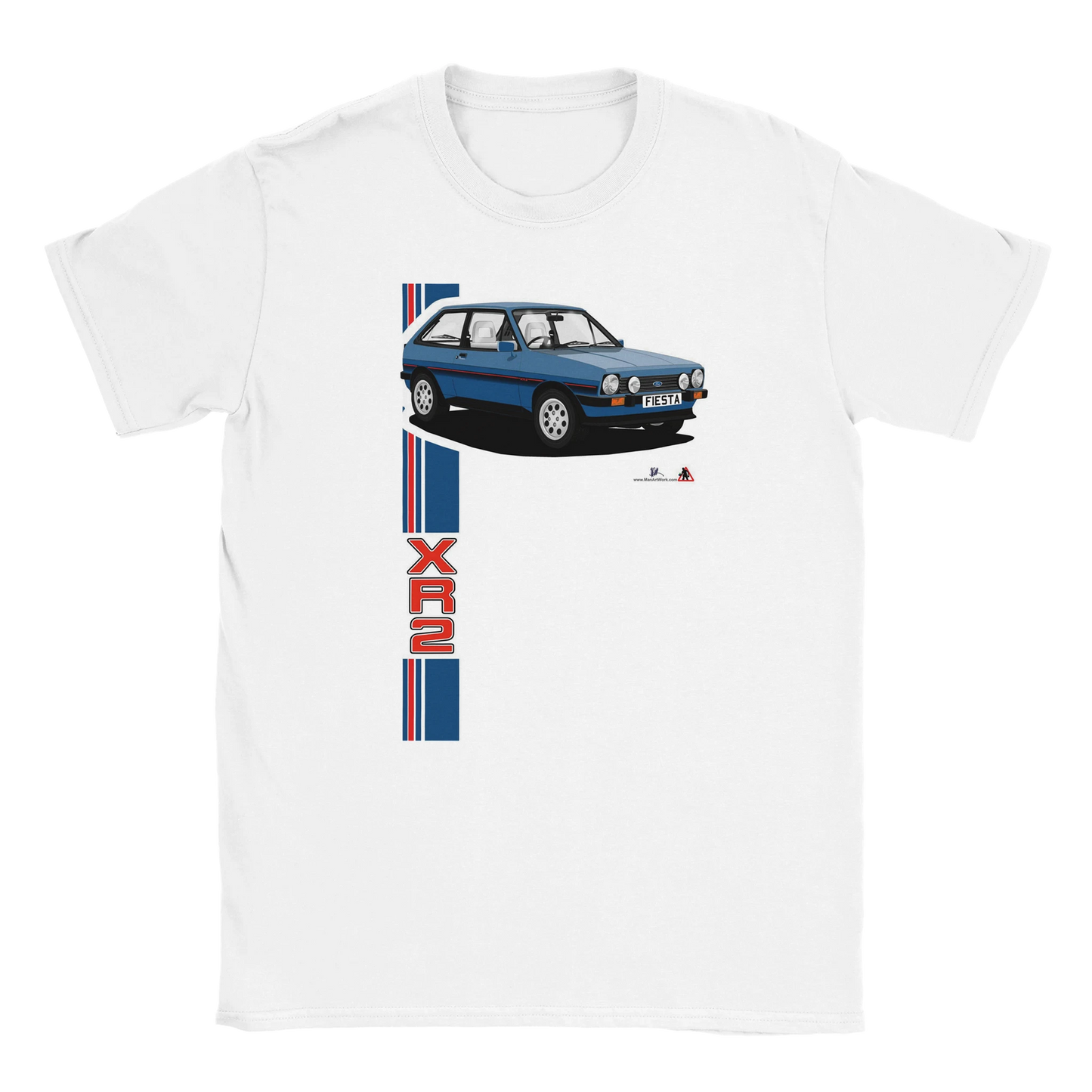 Ford Fiesta Mk1 XR2 in Blue T Shirt