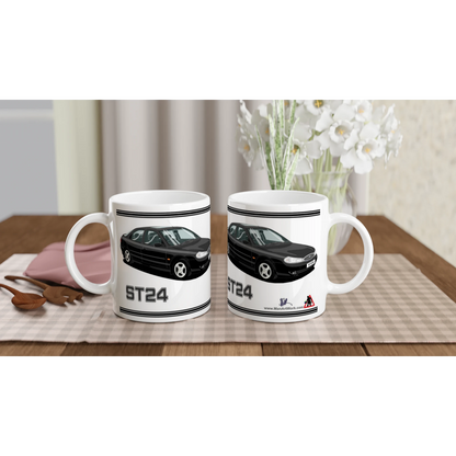 Ford Mondeo ST24 Hatchback in Black Art Mug