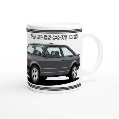 Ford Escort Mk3 XR3i in Grey Art Mug
