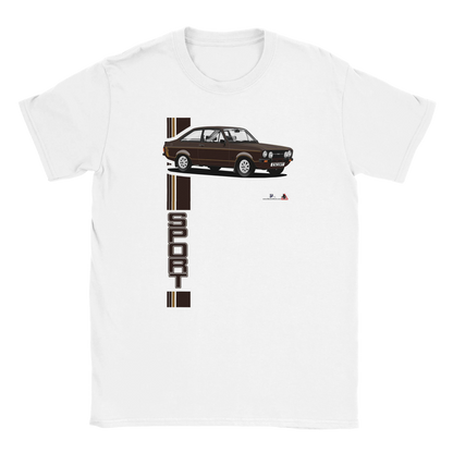 Ford Escort Mk2 1300 Sport in Brown T Shirt