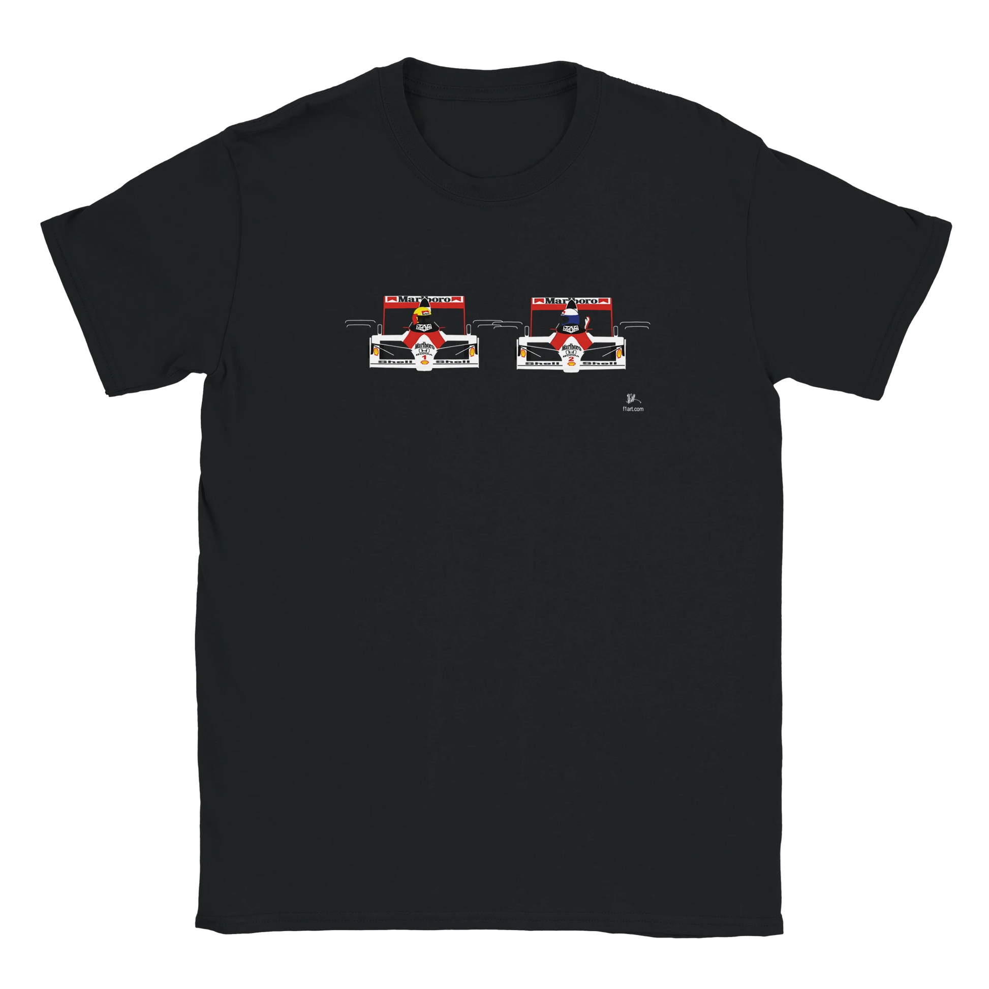 F1 Motor Racing McLaren Prost-Senna T Shirt