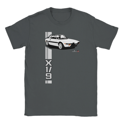 Fiat X1/9 in  Silver Art T Shirt