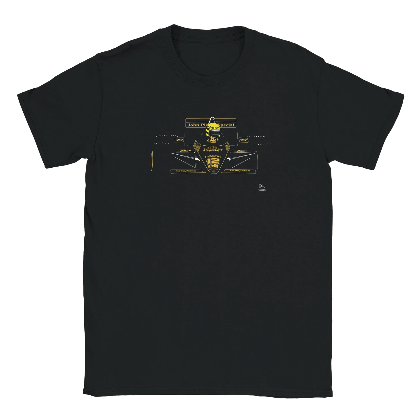 F1 Motor Racing Lotus JPS Senna T Shirt