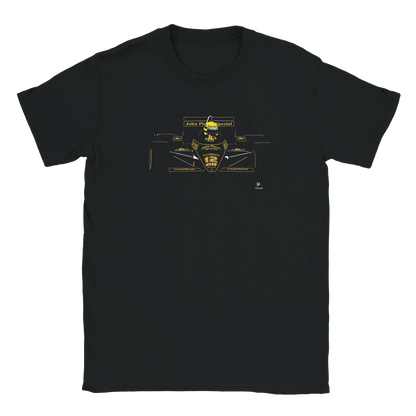 F1 Motor Racing Lotus JPS Senna T Shirt