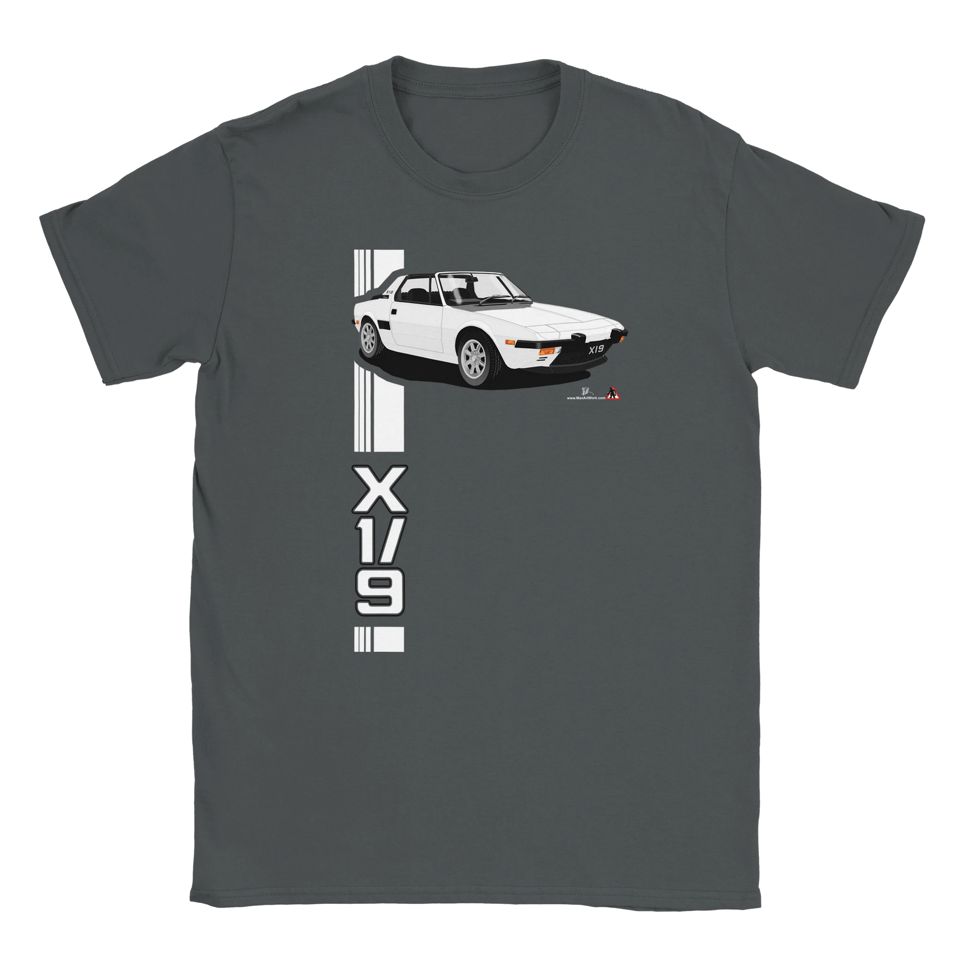 Fiat X1/9 in  White Art T Shirt