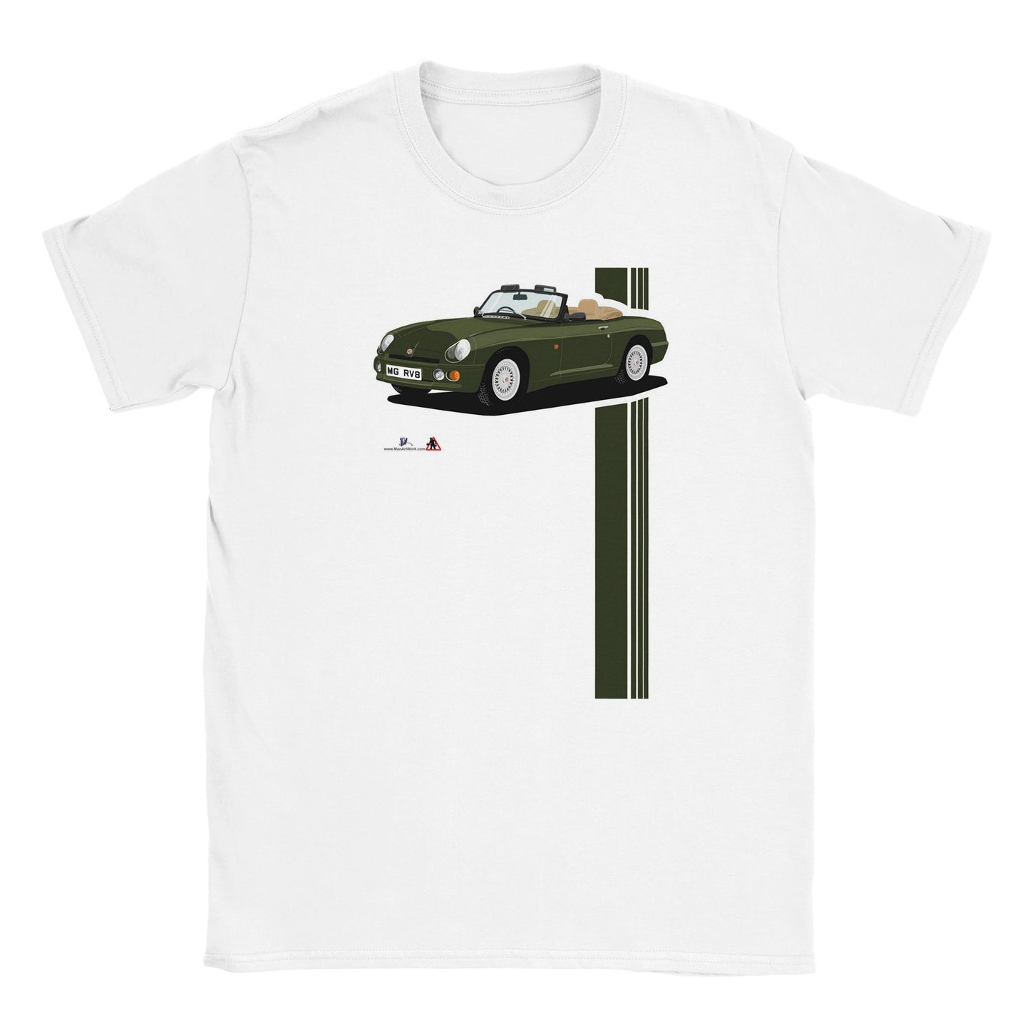 MG RV8 in Green T Shirt