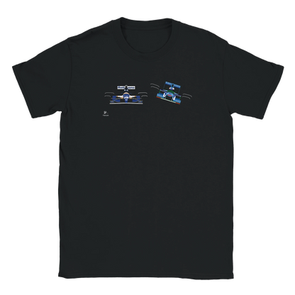 F1 Motor Racing Schumacher v Hill Art T Shirt