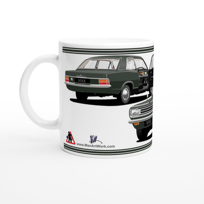 Vauxhall Viva HB Brabham in Green Car Mug