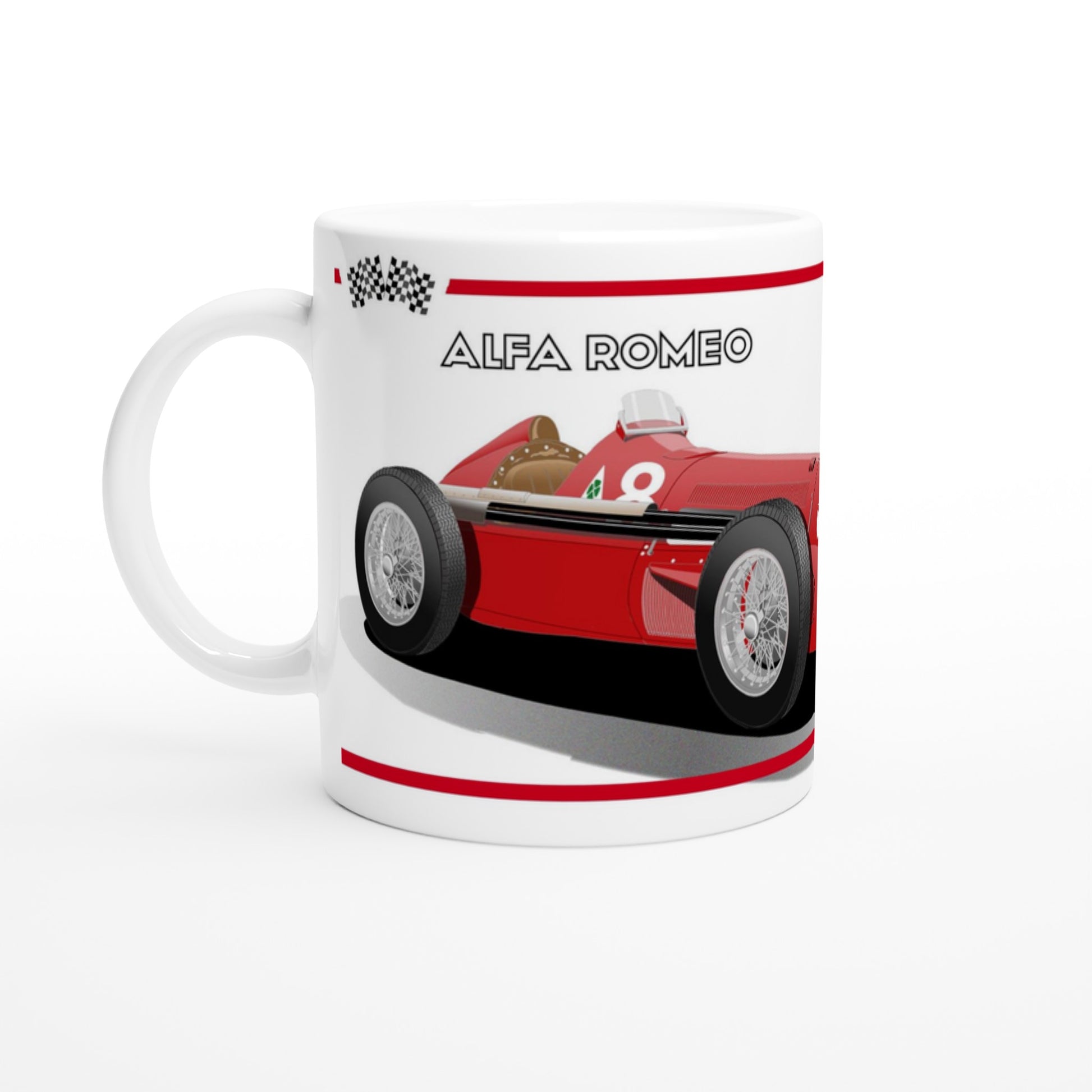 Alfa Romeo 159 F1 Motor Racing Art Mug