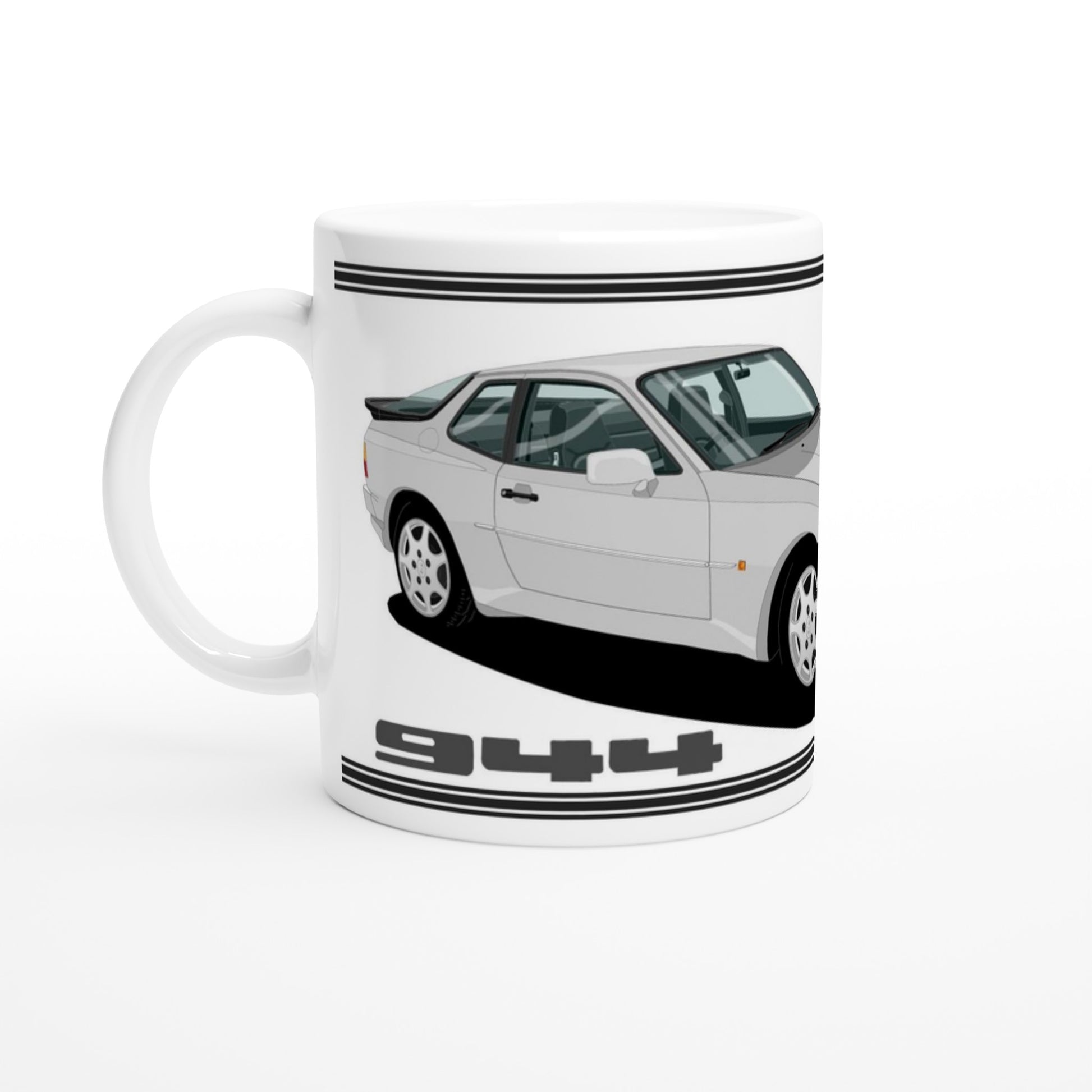 Porsche 944 MK2 in Silver Art Mug