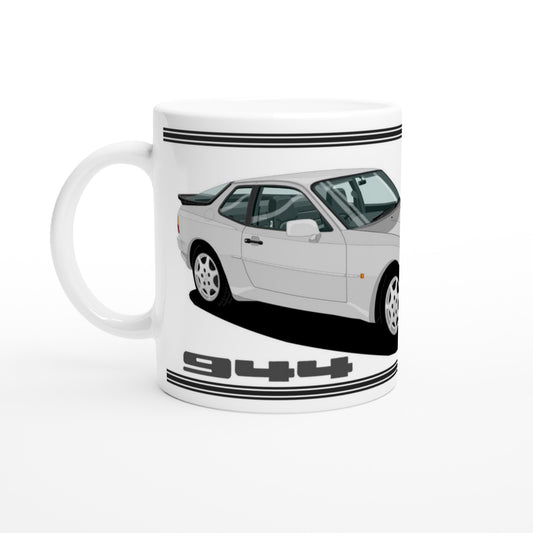 Porsche 944 MK2 in Silver Art Mug