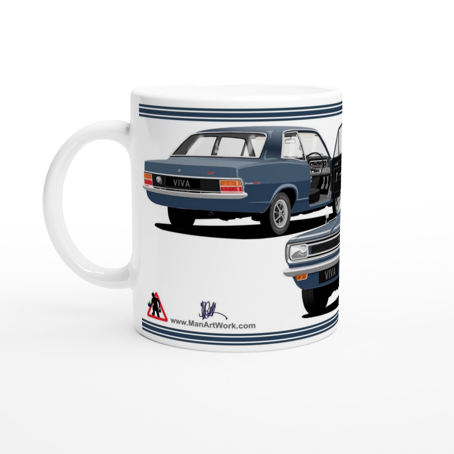 Vauxhall Viva HB Brabham in Blue Car Mug