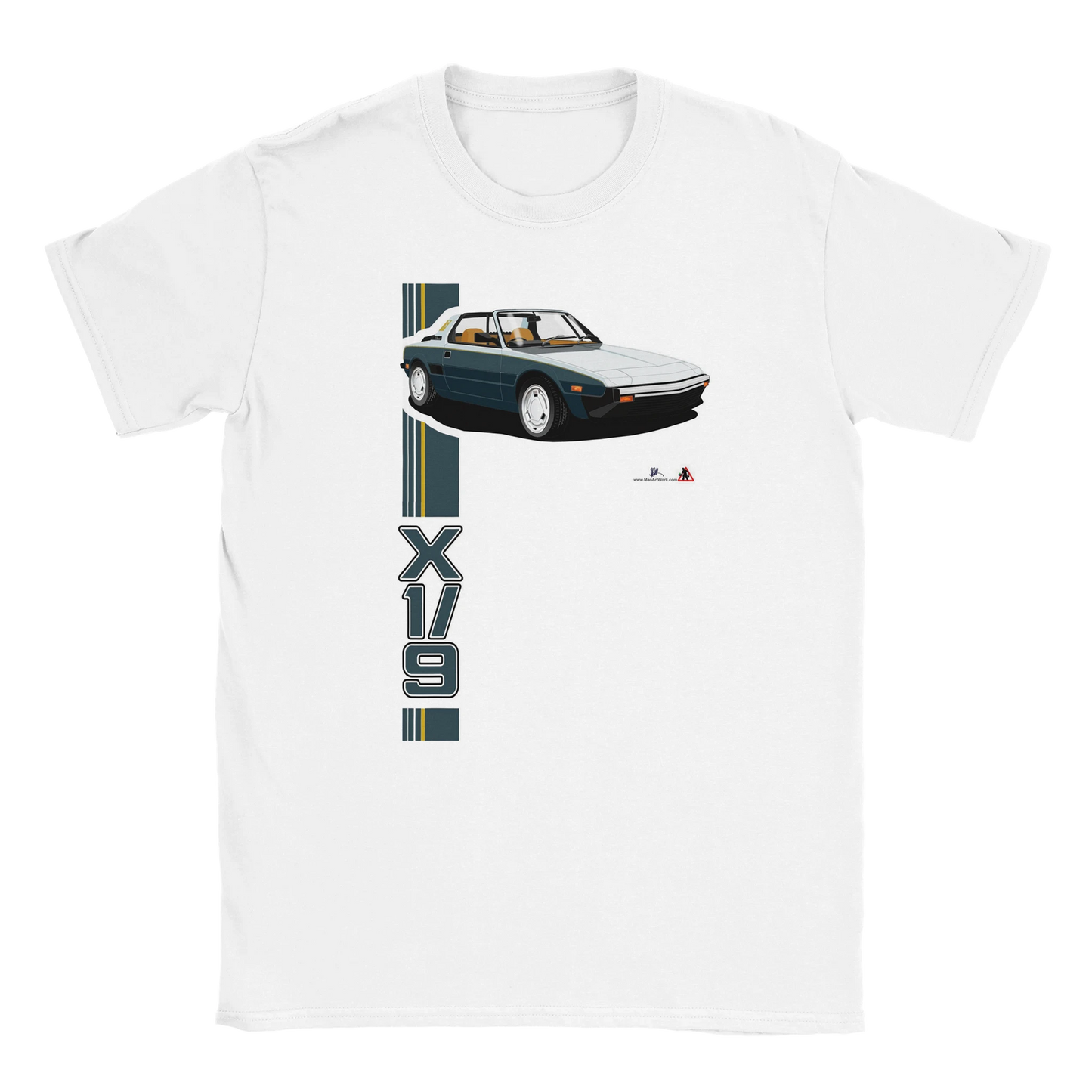 Bertone Fiat X1/9 in Blue T Shirt