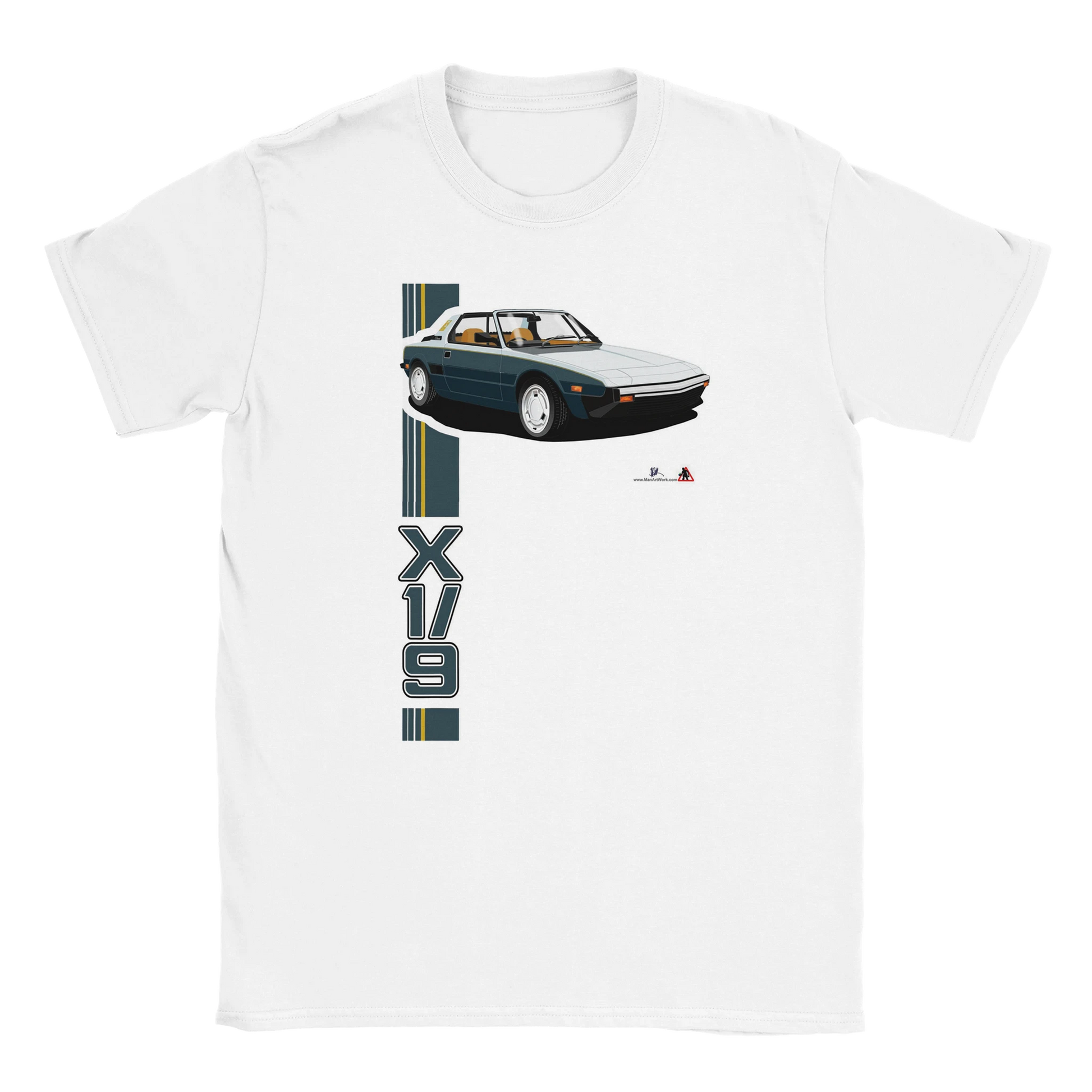 Bertone Fiat X1/9 in Blue T Shirt