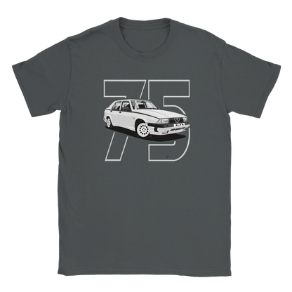 Alfa Romeo 75 in Silver Art T Shirt