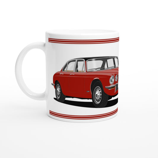 Jaguar XJ12 Mk2 in Red Art Mug