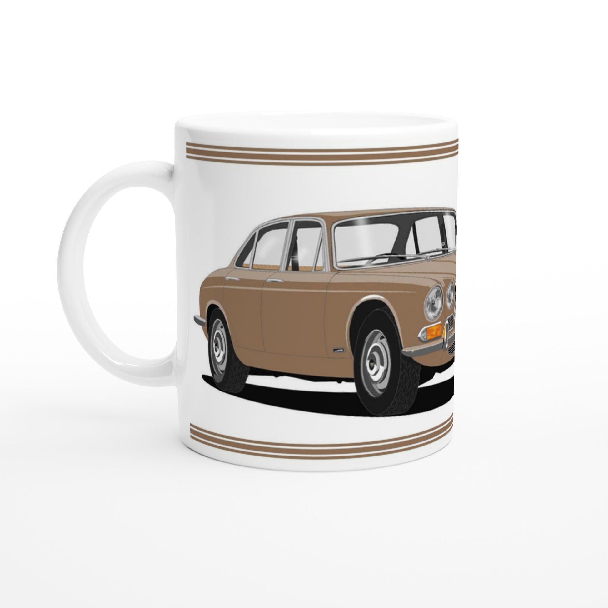 Jaguar XJ12 Mk1 in Brown Art Mug
