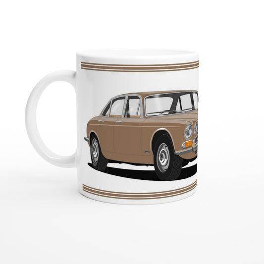 Jaguar XJ12 Mk1 in Brown Art Mug