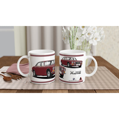 Jaguar XJ12 Mk1 in Red Art Mug