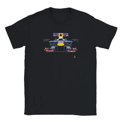 F1 Motor Racing Red Bull RB6 Vettel T Shirt