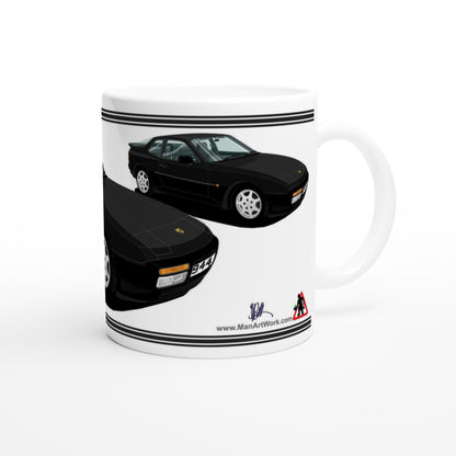 Porsche 944 MK2 in Black Art Mug
