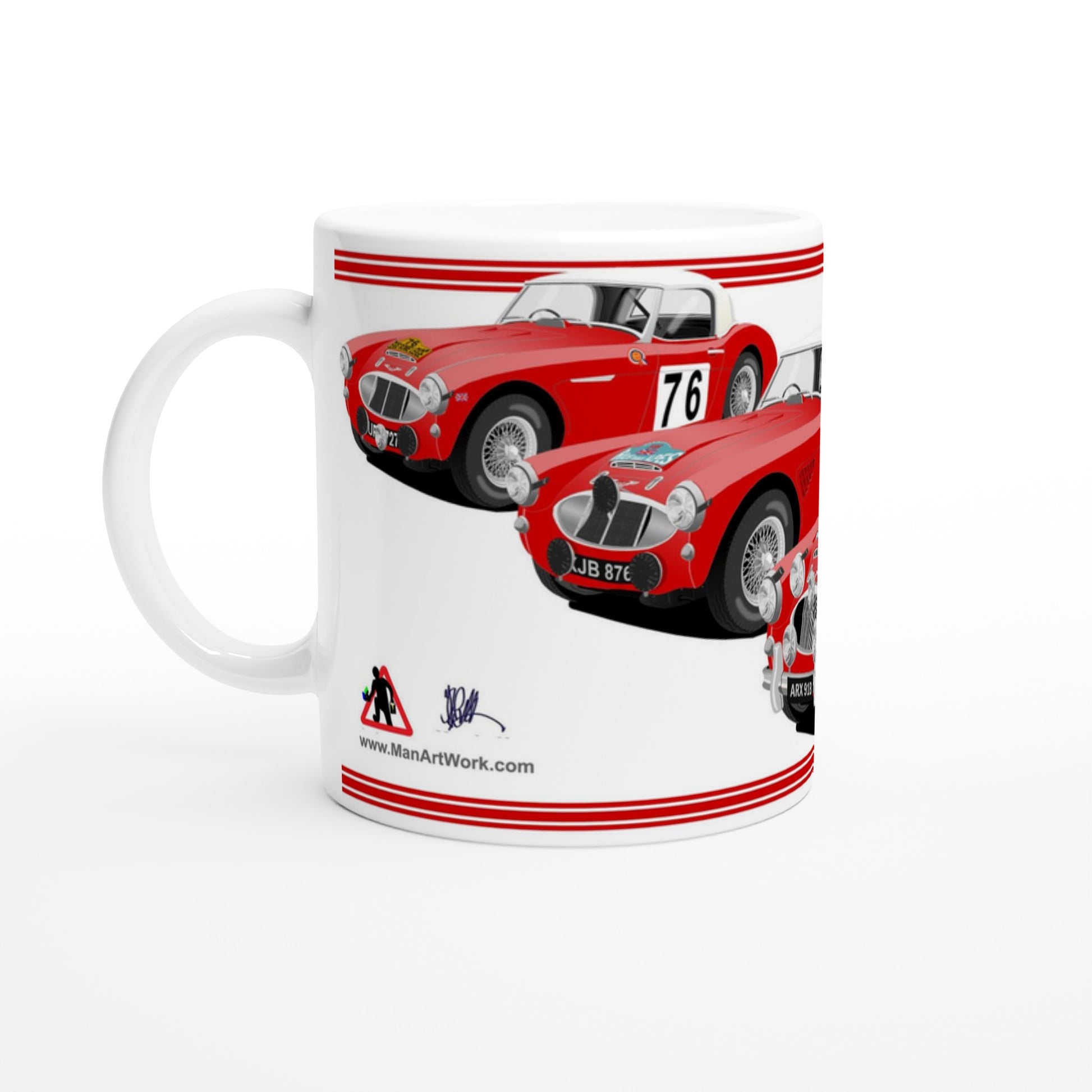 Austin Healey 3000 Rally Car Mug