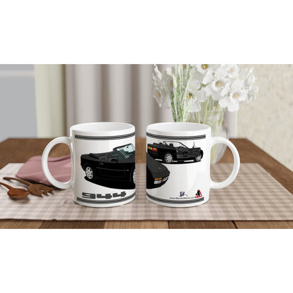 Porsche 944 MK2 Cabriolet in Black Art Mug