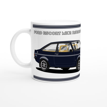 Ford Escort Mk2 RS2000  Mug (Blue Car) Mug