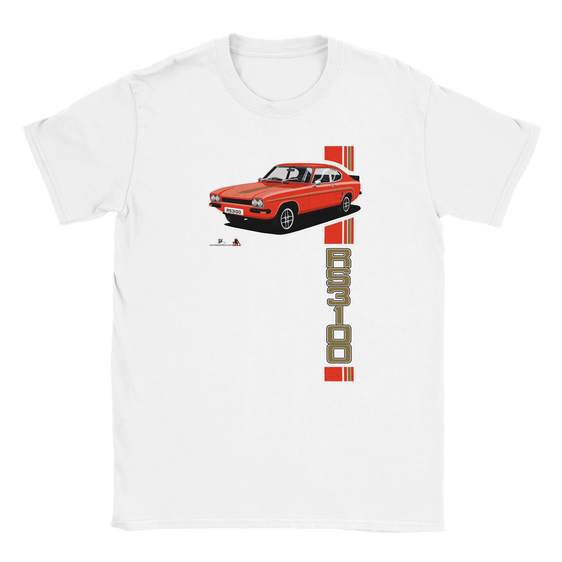 Ford Capri Mk1 RS3100 in Red T Shirt