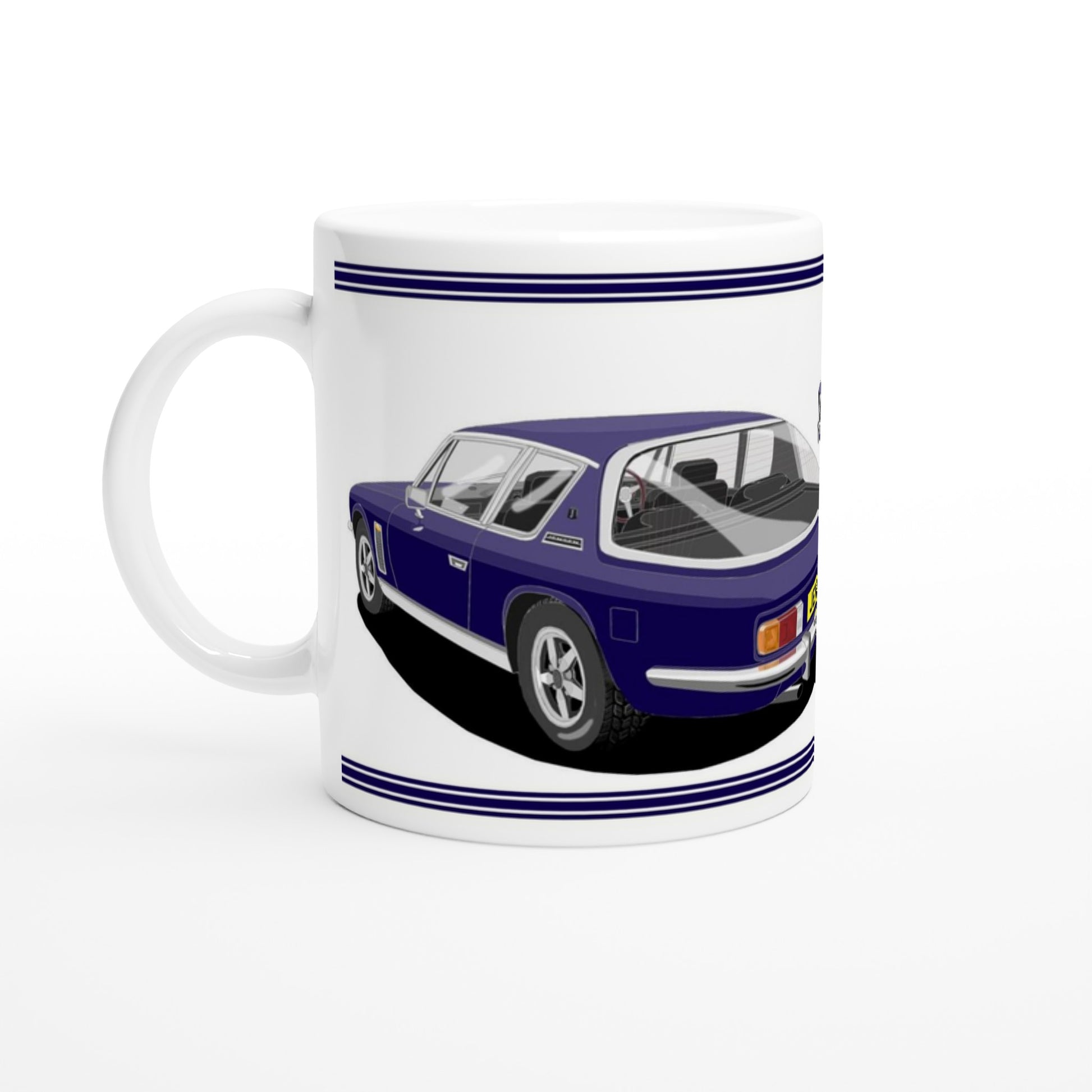 Jensen Interceptor Mk3 in Blue & Black Art Mug