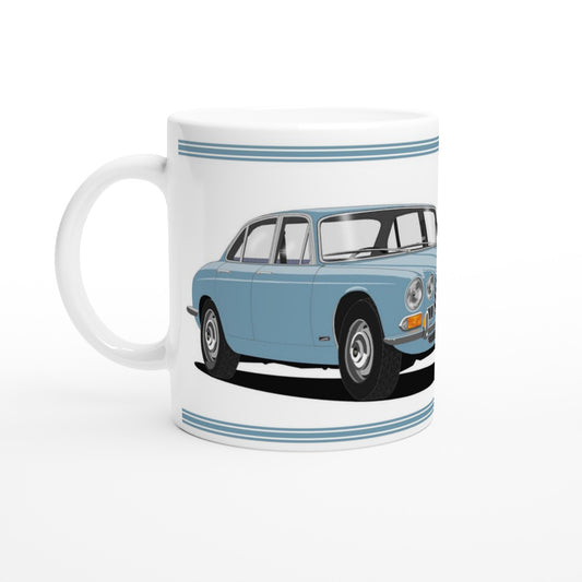 Jaguar XJ12 Mk1 in Blue Art Mug